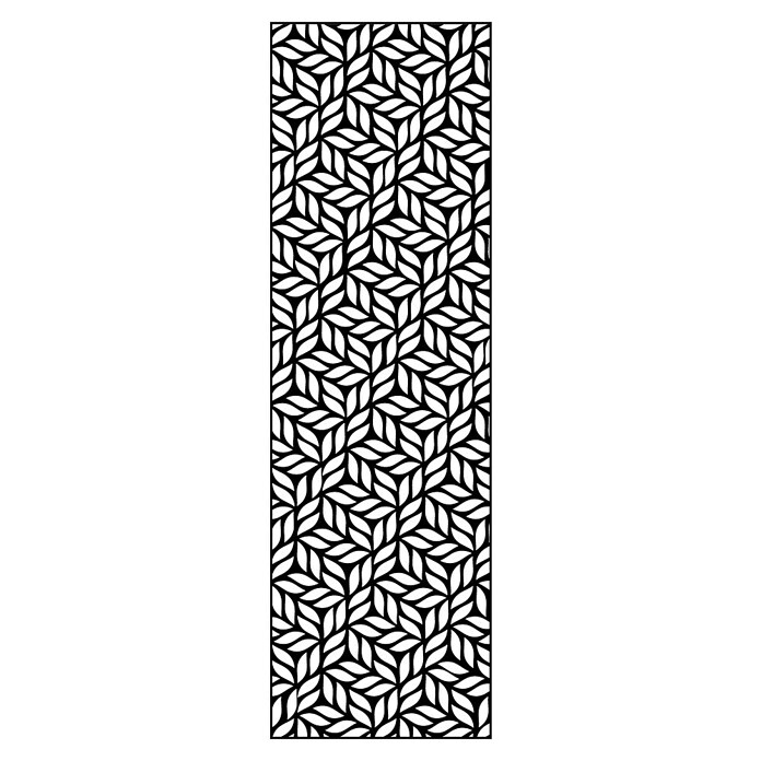 GroJa mix-it Einsatz (L x B x H: 2 x 60 x 180 cm, Aluminium, Leafs) | BAUHAUS