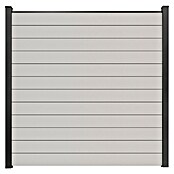 GroJa BasicLine Steckzaun Schmal (180 x 180 cm, Weiß) | BAUHAUS