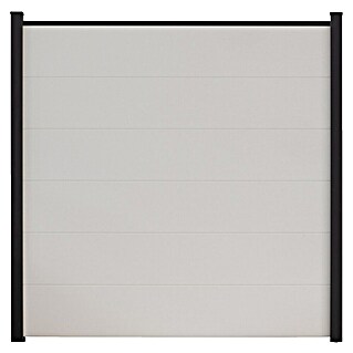 GroJa BasicLine Steckzaun (180 x 30 cm, Weiß)