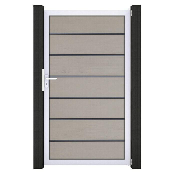 GroJa Solid Gartentor Grande Premium (100 x 180 cm, Sand) | BAUHAUS