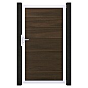 GroJa Solid Gartentor Grande (100 x 180 cm, Walnuss (EV1)) | BAUHAUS
