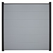 GroJa BasicLine Steckzaun (180 x 30 cm, Silbergrau) | BAUHAUS