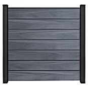 GroJa Solid Steckzaun Grande Premium (180 x 180 cm, Steingrau) | BAUHAUS