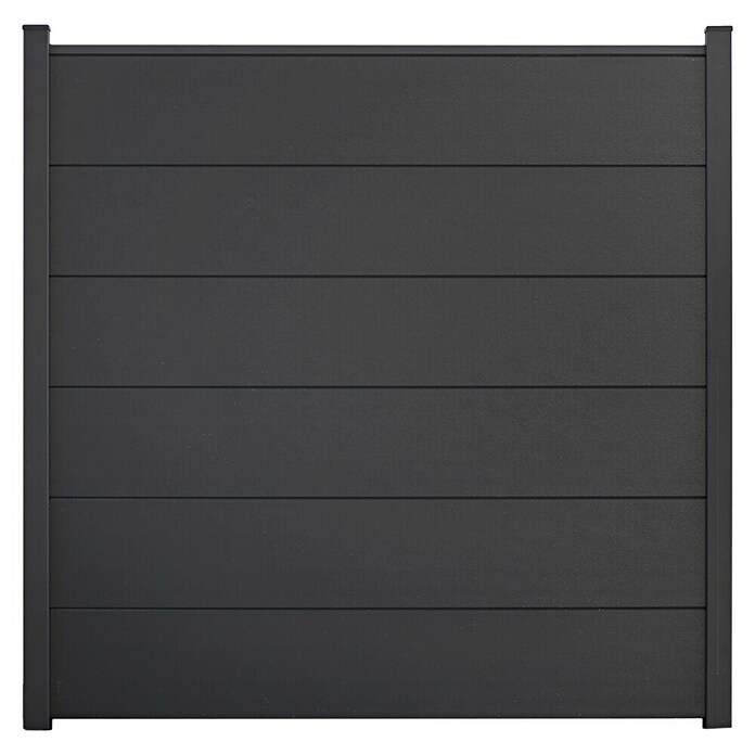 GroJa BasicLine Steckzaun (180 x 30 cm, Anthrazitgrau) | BAUHAUS