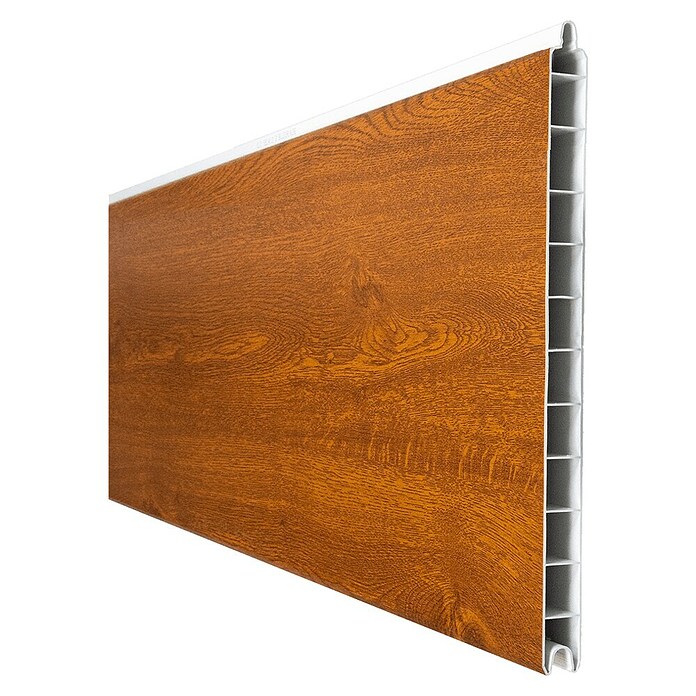 GroJa BasicLine Steckzaun Premium (180 x 28,4 cm, Golden Oak) | BAUHAUS