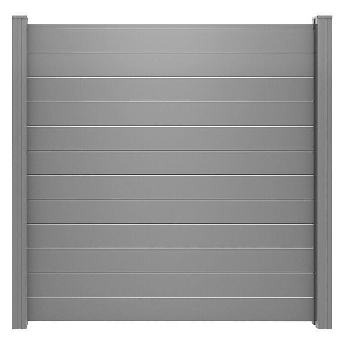 GroJa Lumino Sichtschutzelement (B x H: 180 x 180 cm, Silbergrau) | BAUHAUS