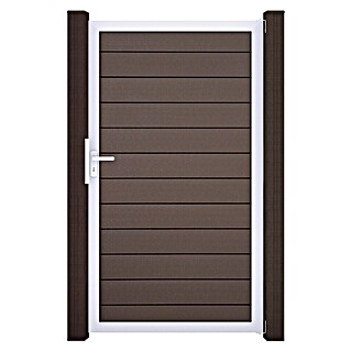 GroJa Solid Gartentor (100 x 180 cm, Terra (EV1))