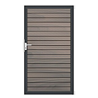 GroJa Gartentor Rhombus (150 x 180 cm, Beige (DB703), Aluminium)
