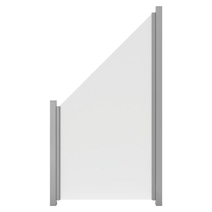 GroJa Ambiente Sichtschutz-Abschlusselement (B x H: 90 x 180 cm, Schräg links) | BAUHAUS