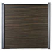 GroJa Solid Steckzaun (180 x 180 cm, Walnuss) | BAUHAUS