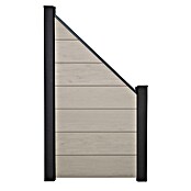 GroJa Solid Sichtschutz-Abschlusselement Grande (180 x 180 cm, Beige) | BAUHAUS