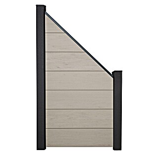 GroJa Solid Sichtschutz-Abschlusselement Grande (180 x 180 cm, Beige)