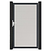 GroJa BasicLine Gartentor (100 x 180 cm, Weiß (DB703), Kunststoff) | BAUHAUS