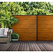GroJa BasicLine Steckzaun (180 x 30 cm, Golden Oak) | BAUHAUS