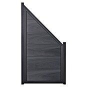 GroJa Viento Sichtschutz-Abschlusselement (90 x 180 cm, Steingrau (EDB703)) | BAUHAUS