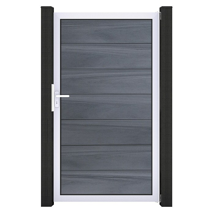 GroJa Solid Gartentor Grande (100 x 180 cm, Steingrau (EV1)) | BAUHAUS