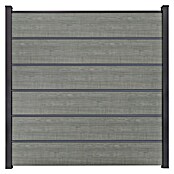 GroJa BasicLine Steckzaun Premium (180 x 180 cm, Grey Ash Cut) | BAUHAUS