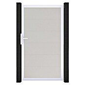 GroJa BasicLine Gartentor (100 x 180 cm, Weiß (EV1), Kunststoff) | BAUHAUS