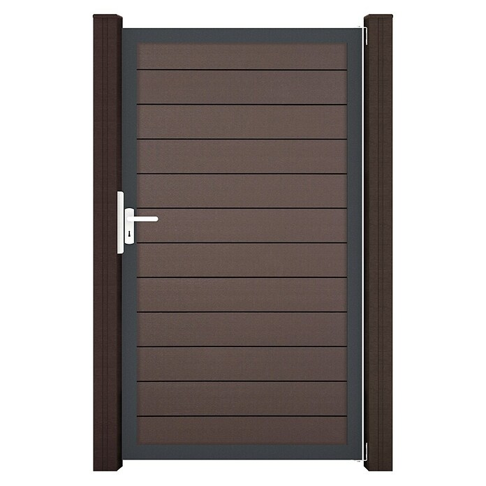 GroJa Solid Gartentor (100 x 180 cm, Terra (DB703)) | BAUHAUS