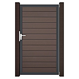 GroJa Solid Gartentor (100 x 180 cm, Terra (DB703))