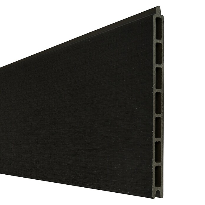 GroJa Solid Steckzaun Grande Premium (180 x 24 cm, Schwarz) | BAUHAUS