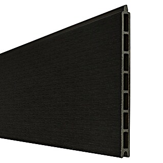 GroJa Solid Steckzaun Grande Premium (180 x 24 cm, Schwarz)