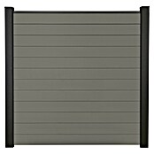 GroJa Solid Steckzaun (180 x 180 cm, Grau) | BAUHAUS
