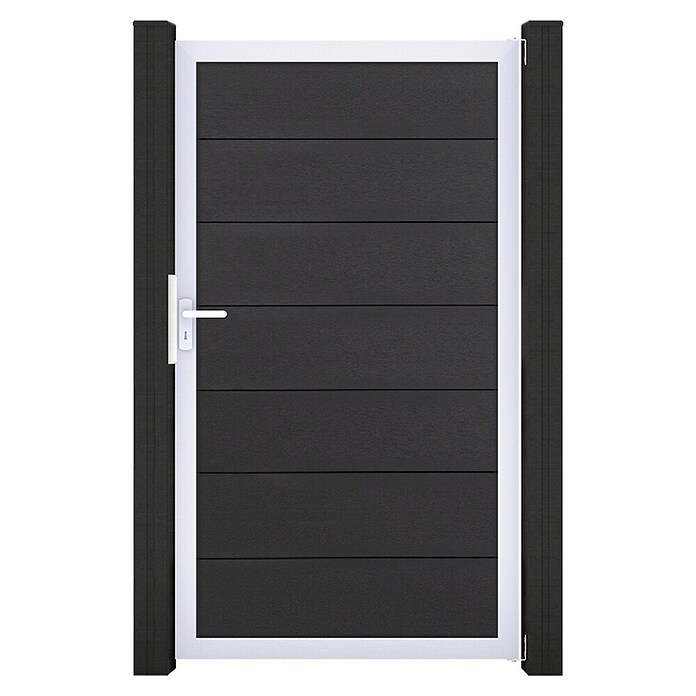 GroJa Solid Gartentor Grande (100 x 180 cm, Anthrazitgrau (EV1)) | BAUHAUS