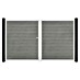 GroJa BasicLine Gartentor Schmal 