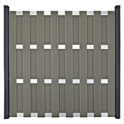 GroJa Steckzaun (180 x 180 cm, Hellgrau (Querr. Alu)) | BAUHAUS