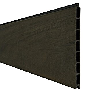 GroJa Solid Steckzaun Grande (180 x 24 cm, Walnuss)