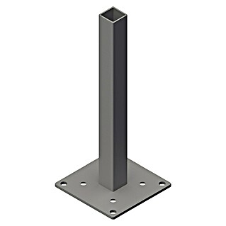 GroJa Konsole (16 x 40,6 cm, Passend für: 9x9 Alu-Steckzaunpfosten, 7x7 und 10x BPC-Torpfosten)