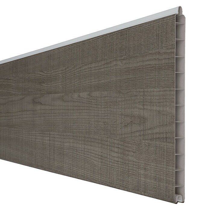 GroJa BasicLine Steckzaun Premium (180 x 28,4 cm, Grey Ash Cut) | BAUHAUS