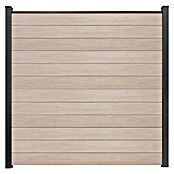 GroJa BasicLine Steckzaun Schmal (180 x 180 cm, Sheffield Oak) | BAUHAUS