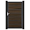 GroJa Solid Gartentor Grande Premium (100 x 180 cm, Walnuss (DB703)) | BAUHAUS