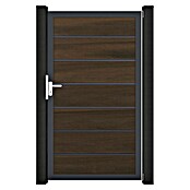 GroJa Solid Gartentor Grande Premium (100 x 180 cm, Walnuss (DB703)) | BAUHAUS
