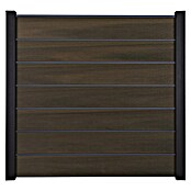 GroJa Solid Steckzaun Grande Premium (180 x 180 cm, Walnuss) | BAUHAUS