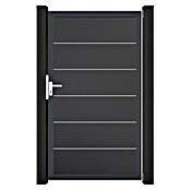 GroJa BasicLine Gartentor Premium (100 x 180 cm, Anthrazit (DB703), Kunststoff) | BAUHAUS