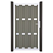 GroJa Gartentor Merano (100 x 180 cm, Hellgrau (EV1), DIN Anschlag: Links) | BAUHAUS