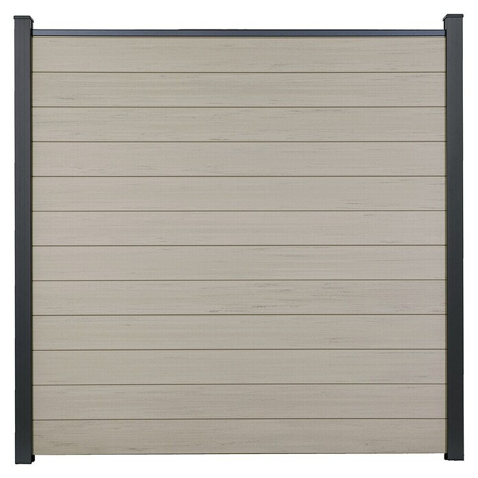 GroJa Solid Steckzaun (180 x 180 cm, Sand) | BAUHAUS