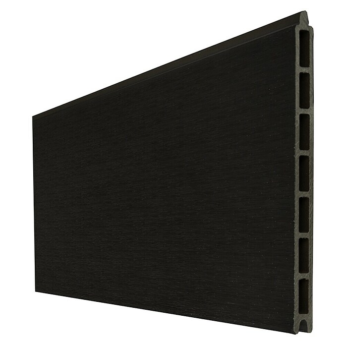 GroJa Solid Steckzaun Grande (180 x 24 cm, Schwarz) | BAUHAUS