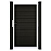 GroJa Solid Gartentor (100 x 180 cm, Schwarz (EV1)) | BAUHAUS