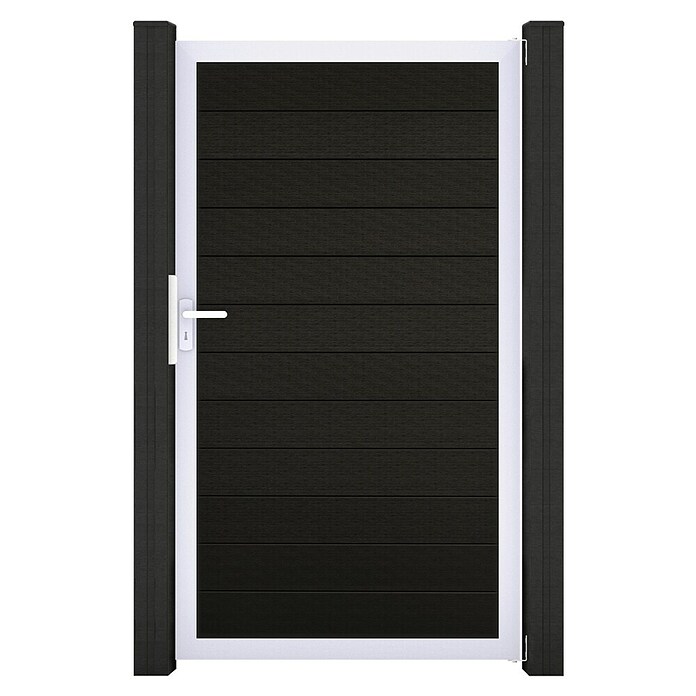 GroJa Solid Gartentor (100 x 180 cm, Schwarz (EV1)) | BAUHAUS