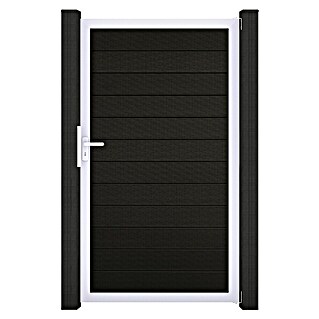 GroJa Solid Gartentor (100 x 180 cm, Schwarz (EV1))