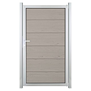 GroJa Viento Gartentor (100 x 180 cm, Beige (EV1), Aluminium)