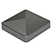 GroJa Lumino Pfostenkappe (7 x 7 cm, Kunststoff, Anthrazit) | BAUHAUS