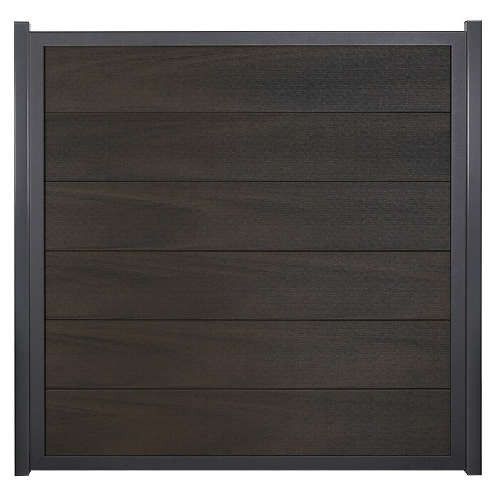 GroJa Viento Steckzaun (180 x 180 cm, Walnuss (DB703)) | BAUHAUS