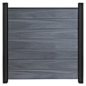 GroJa Solid Steckzaun Grande (180 x 180 cm, Steingrau) | BAUHAUS