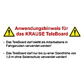 TELEBOARD TELESKOP ALU-DIELE MAX.L. 3,5M /
