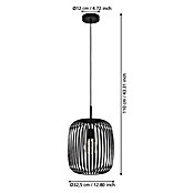 Eglo Romazzina Pendelleuchte (40 W, Schwarz, E27) | BAUHAUS